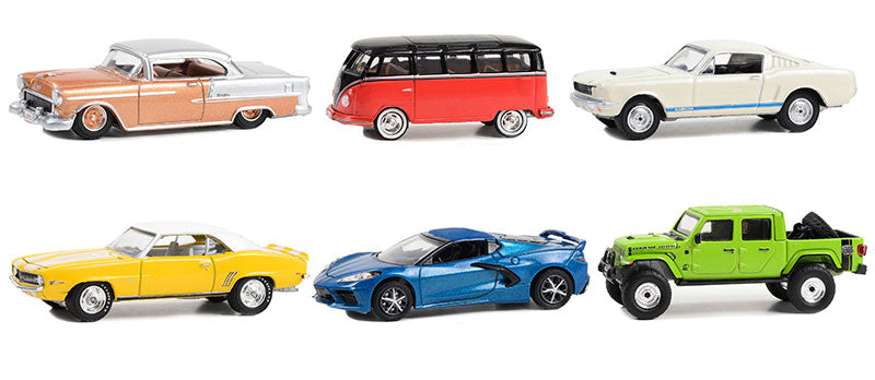 Greenlight 37290-CASE 1/64 Scale Barrett-Jackson 'Scottsdale Edition' Series 12 6-Piece Set