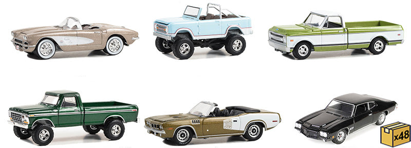 Greenlight 37300-MASTER 1/64 Scale Barrett-Jackson 'Scottsdale Edition' Series 13 48-Piece Assortment Eight