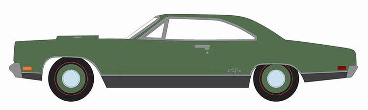 Greenlight 37310-B 1/64 Scale 1969 Plymouth HEMI GTX