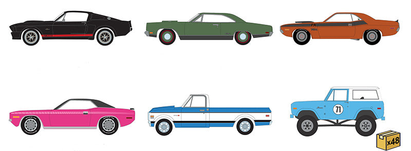 Greenlight 37310-MASTER 1/64 Scale Barrett-Jackson 'Scottsdale Edition' Series 14 48-Piece Assortment Eight
