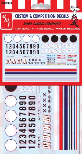 Polar Lights MKA23 1/25 Road Racing Graphics Decals