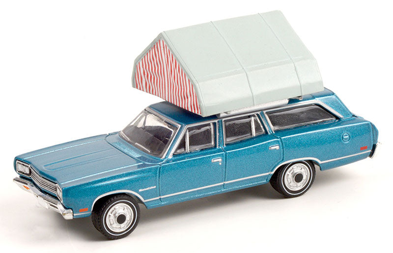 Greenlight 38010-B 1/64 Scale 1969 Plymouth Satellite Station Wagon