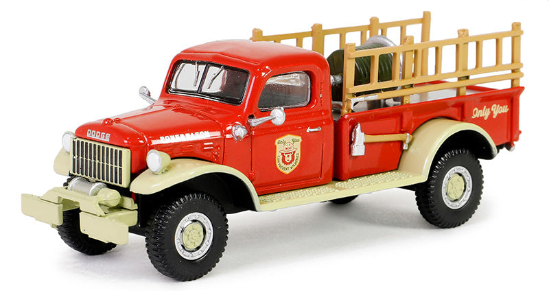 Greenlight 38060-A 1/64 Scale Fire Service - 1946 Dodge Power Wagon Fire