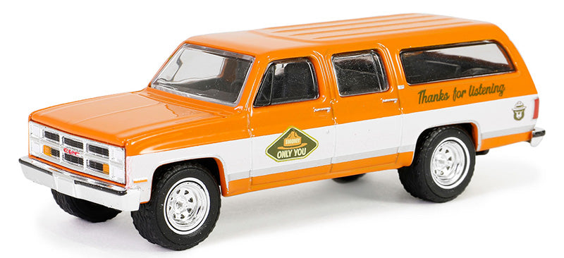 Greenlight 38060-D 1/64 Scale 1983 GMC Suburban Smokey Bear Series 3 Authentic
