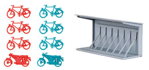 Kibri 38143 1/87 Scale Bicycle Stand