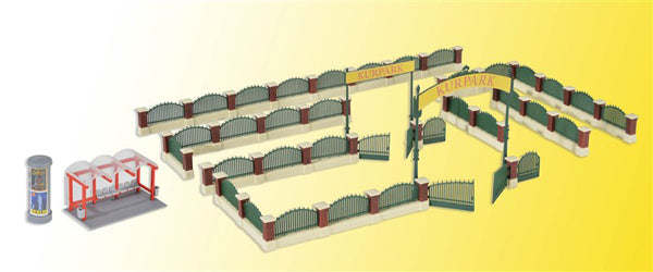Kibri 38601 1/87 Scale Park Fence