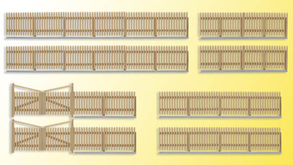 Kibri 38625 1/87 Scale Wooden Fence