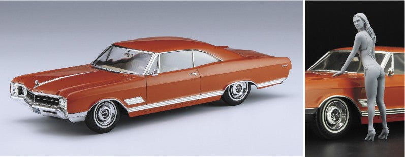 Hasegawa 52213 1/24 1966 Buick Wildcat Coupe w/Girl Figure (Ltd Edition) (D)