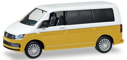 Herpa 38730 HO Scale Volkswagen T6 Passenger Van - Assembled -- Various Metallic Colors