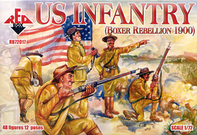 Red Box Figures 72017 1/72 US Infantry Boxer Rebellion 1900 (48)