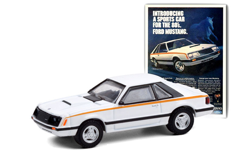 Greenlight 39060-D 1/64 Scale 1980 Ford Mustang Introducing A Sports Car