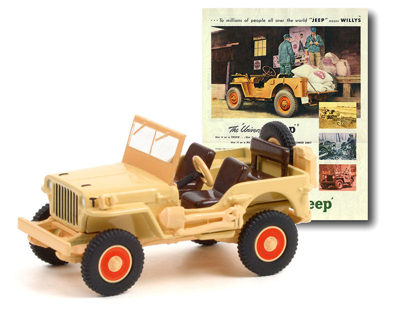 Greenlight 39080-A 1/64 Scale 1945 Willys MB Jeep