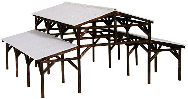 Kibri 39095 1/87 Scale Wooden Shelter