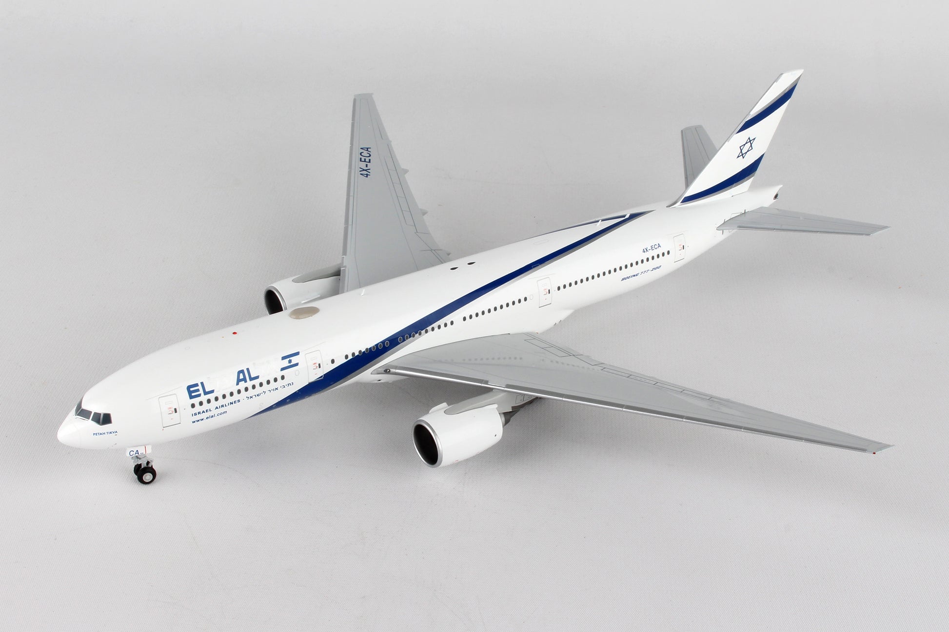 Gemini Jets 1/200 G2ELY472 Gemini200 El Al 777-200Er 1/200 Reg#4X-Eca