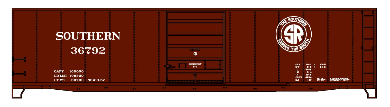 Accurail 5506 Ho 50'Steel Boxcar South