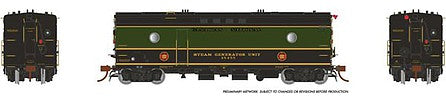 Rapido Trains 107313 HO Scale Steam Heater - Generator Car - Sound and DCC - Ready to Run -- Canadian National 15469 (1954 Scheme, green, black, yellow)