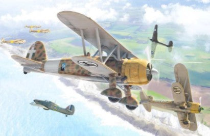 Italeri 1437 1/72 Fiat CR42 Falco BiPlane Fighter Battle of Britain 80th Anniversary