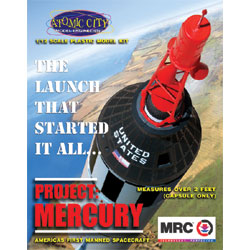 MRC (Model Rectifier) 62001 1/12 Project Mercury - America's First Manned Orbital Spacecraft (Plastic Kit)