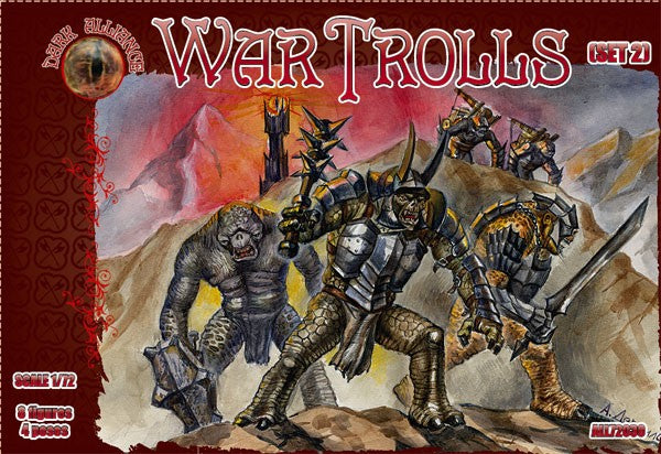 Alliance Figures 72031 1/72 War Trolls Set #2 Figures (8)