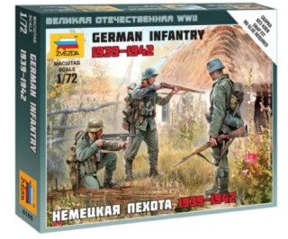 Zvezda 6105 1/72 German Infantry 1939-42 (10) (Snap)