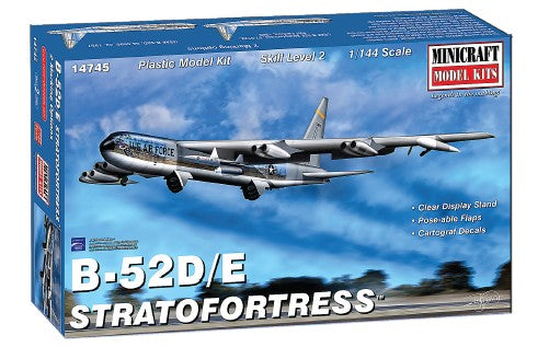 Minicraft 14745 1/144 B52D/E Stratofortress USAF Aircraft