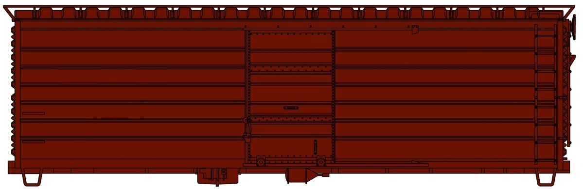 Accurail 3990 Ho 40'Sd Lds Boxcar Undec