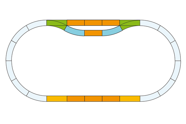 Piko 35300 G Scale Station Track Set