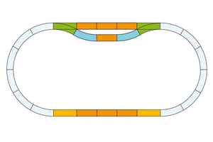 Piko 35300 G Scale Station Track Set