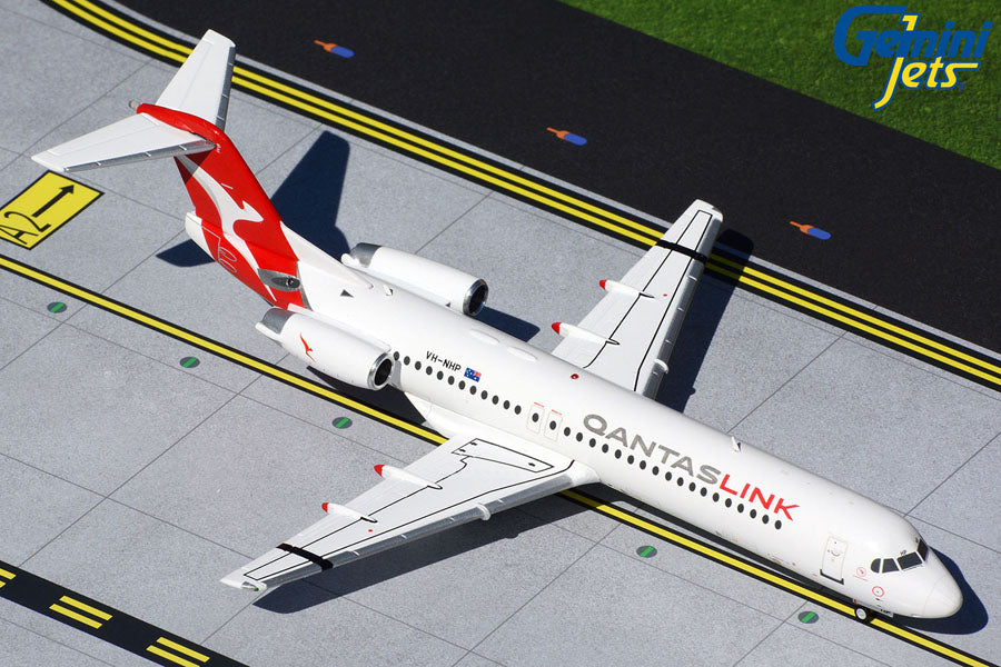 Gemini Jets 1/200 G2QFA868 Gemini200 Qantaslink/Network Aviation F-100 1/200 Reg#Vh-Nhp