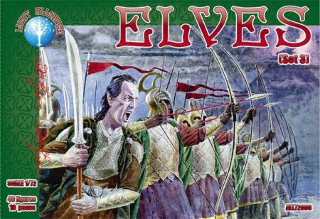 Alliance Figures 72006 1/72 Elves Set #3 Figures (40)