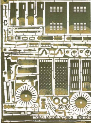 Toms Model Works 401 1/28 WWI British Guns & Ammo (D)