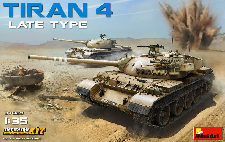Miniart Models 37029 1/35 Tiran 4 Late Type Tank w/Full Interior