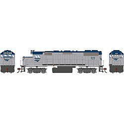 Kato 3730202 HO Scale EMD GP35 Phase Ia - Standard DC -- Undecorated with Installed Details