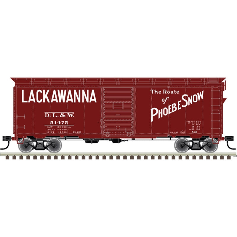 Atlas Trainman 20006239 Ho '37 40'Boxcar Kit Lack 51500