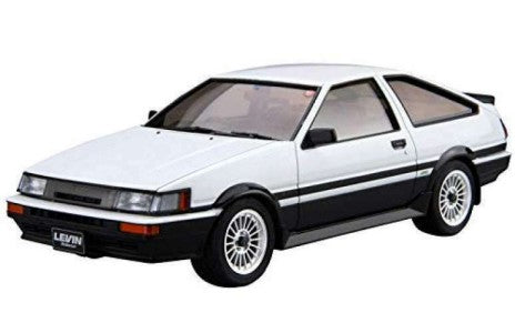 Aoshima 61923 1/24 1985 Toyota Corolla AE Levin GT-Apex 2-Door Car