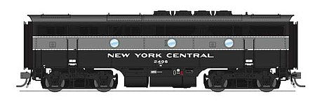 Broadway Limited 6666 HO Scale EMD F3B - Sound and DCC - Paragon4 -- New York Central 2413 (Lightning Stripe, black, gray)