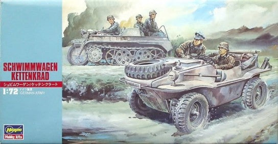 Hasegawa 31113 1/72 Schwimmwagen Kettenkrad