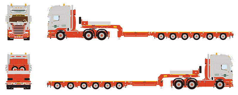 WSI 519742 1/50 Scale C. Zwagerman - Scania R5 Topline 6X4