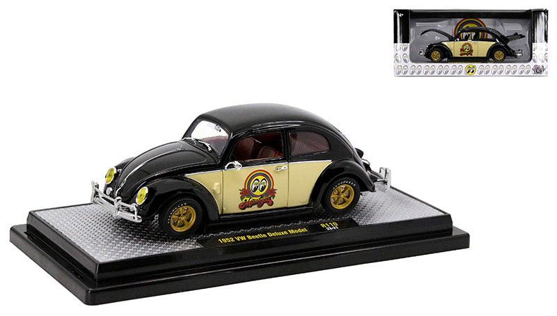 M2Machines 40300-110A 1/24 Scale Mooneyes - 1952 Volkswagen Beetle Deluxe Model