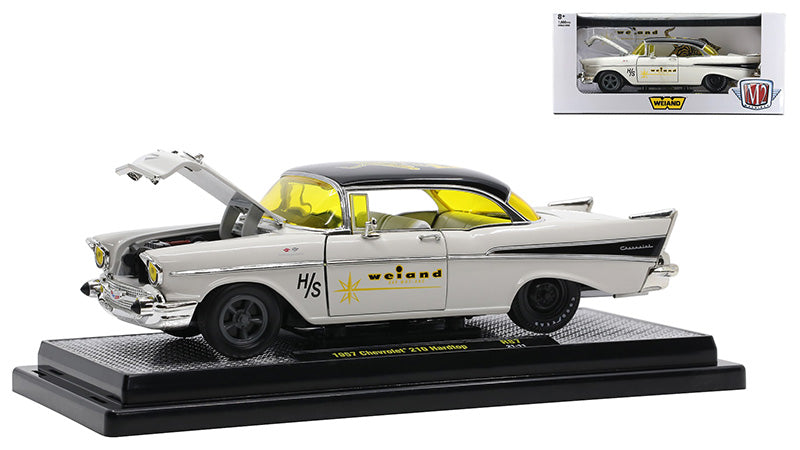 M2Machines 40300-87A 1/24 Scale Weiand - 1957 Chevrolet 210 Hardtop