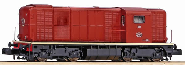 Piko 40426 N Scale N Rh 2400 Diesel w/L-Light NS III Red/Brown