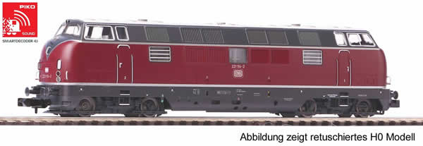 Piko 40501 N Scale N BR 221 Diesel DB IV Sound