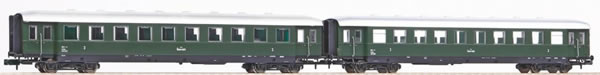 Piko 40622 N Scale N 2-Car Set Skirted Passenger Cars ÖBB III
