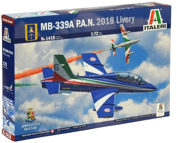 Italeri 1418 1/72 MB339A PAN 2018 Livery Italian Aircraft