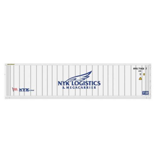 Atlas 3006353 O Scale 40' Reefer Container - Assembled -- NYK Line (white, blue)
