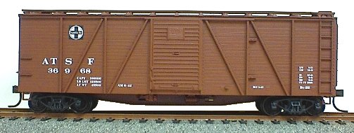 Accurail 7101 Ho 40' Wood Boxcar Atsf
