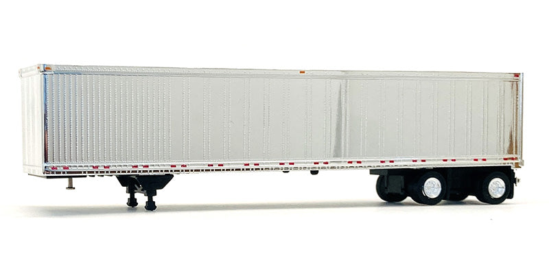 Tonkin 410192 1/87 Scale 53' Spread Axle Chrome Dry Van Trailer