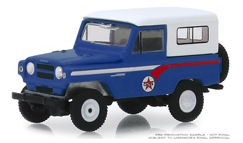 Greenlight 41090-B 1/64 Scale Caltex - 1964 Nissan Patrol Running on Empty