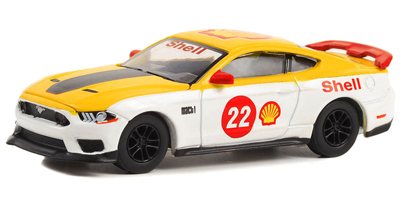 Greenlight 41125-F 1/64 Scale 2022 Ford Mustang Mach 1 #22 Shell Racing