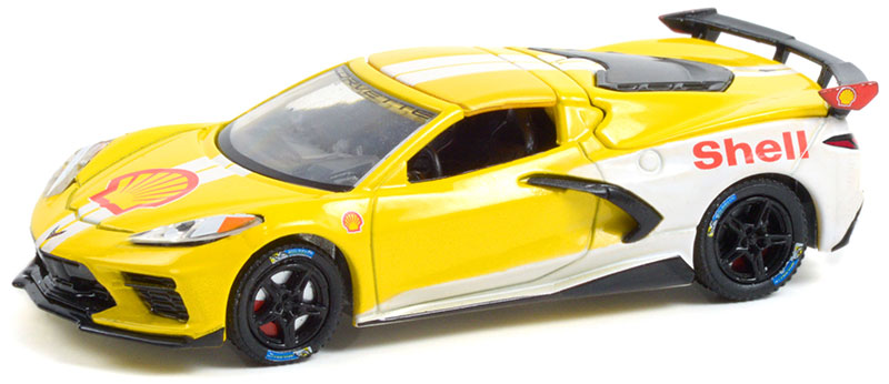 Greenlight 41130-E 1/64 Scale Shell Oil - 2021 Chevrolet Corvette C8 Stingray